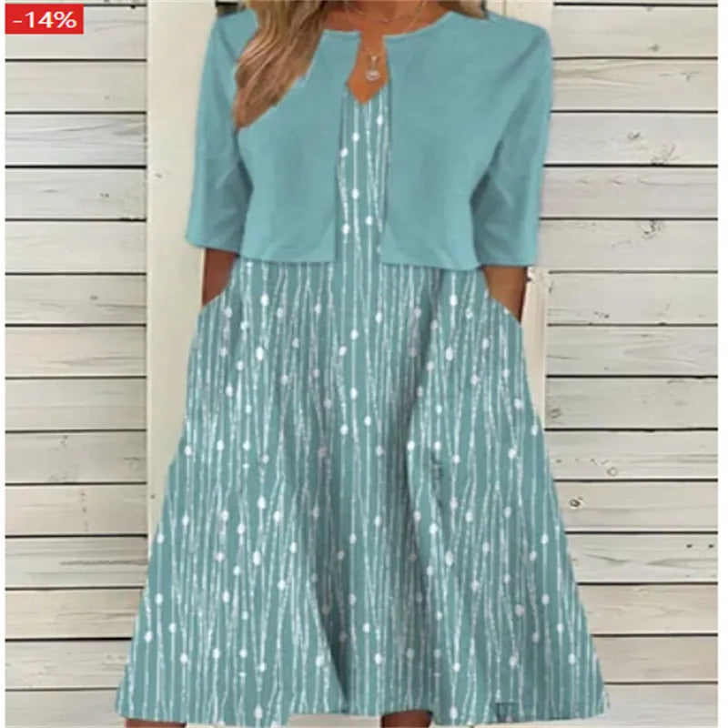 Ivy – Elegant Floral Midi Co-Ord Set