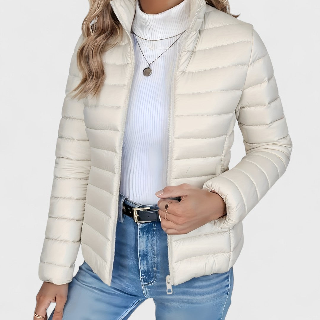 MYRALITH – ELEGANT LONG JACKET WITH COLLAR