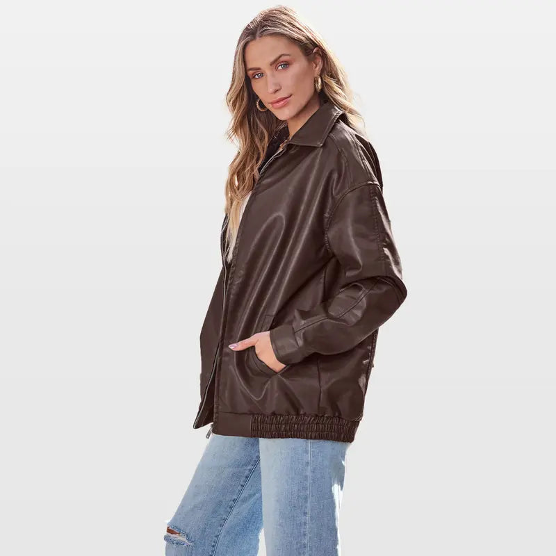 KOVI – MODERN OVERSIZED VINTAGE-INSPIRED BIKER JACKET