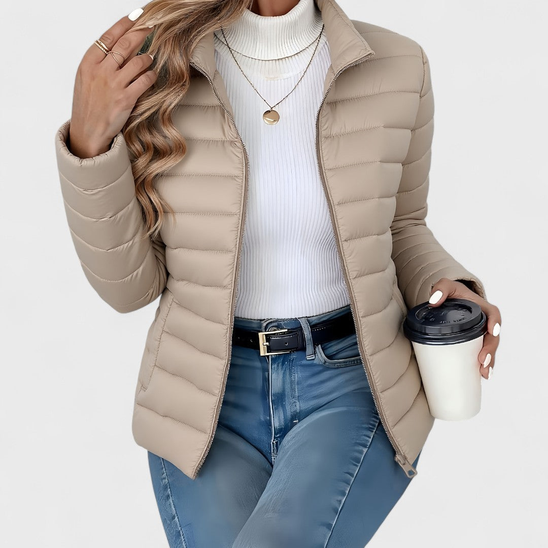 MYRALITH – ELEGANT LONG JACKET WITH COLLAR