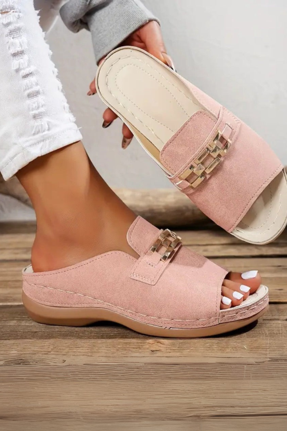 Karina | Comfy Buckle Sandals