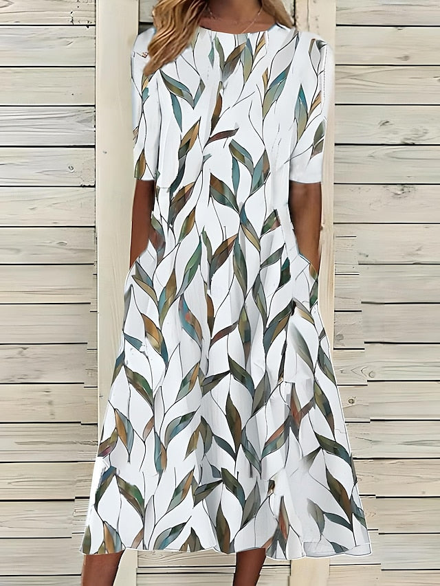 Sela – Coastal Floral Midi Dress